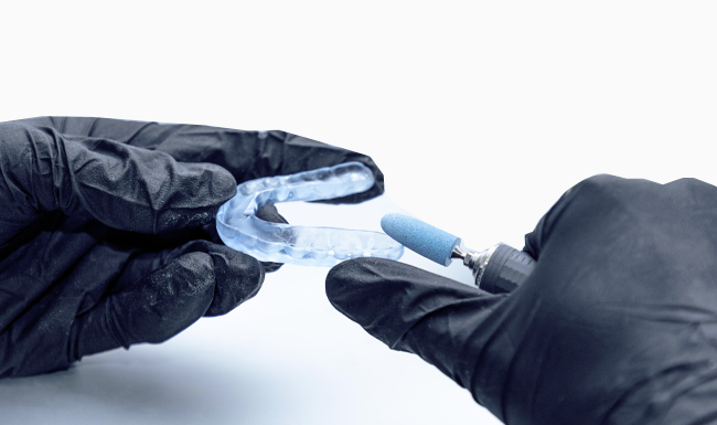 Certified dental aligner with FDA, CE, ISO, and BPA-free safety standards